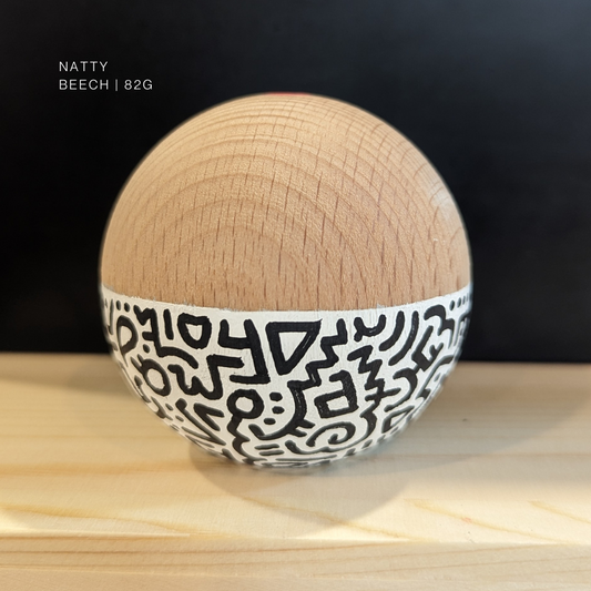 keilan community collab:  natty + black tama | beech wood | 82g
