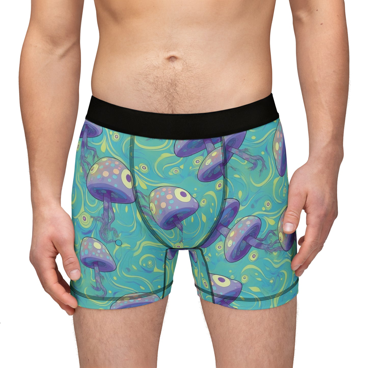 Swirly Shroom Boxer Briefs