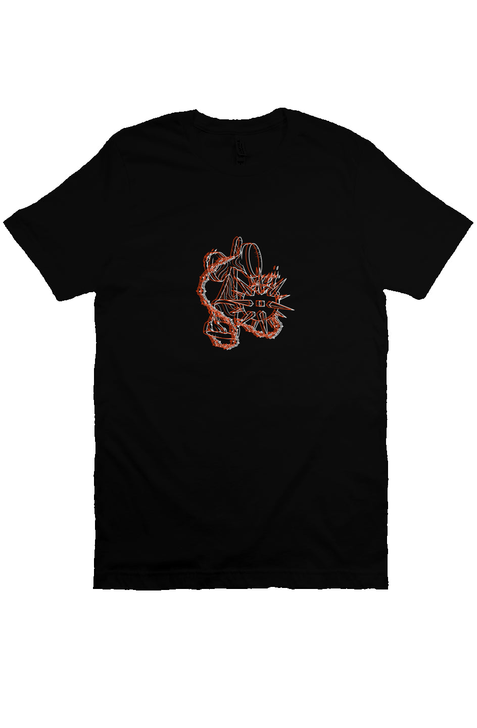 sticker battle: forest fire (red/white design)