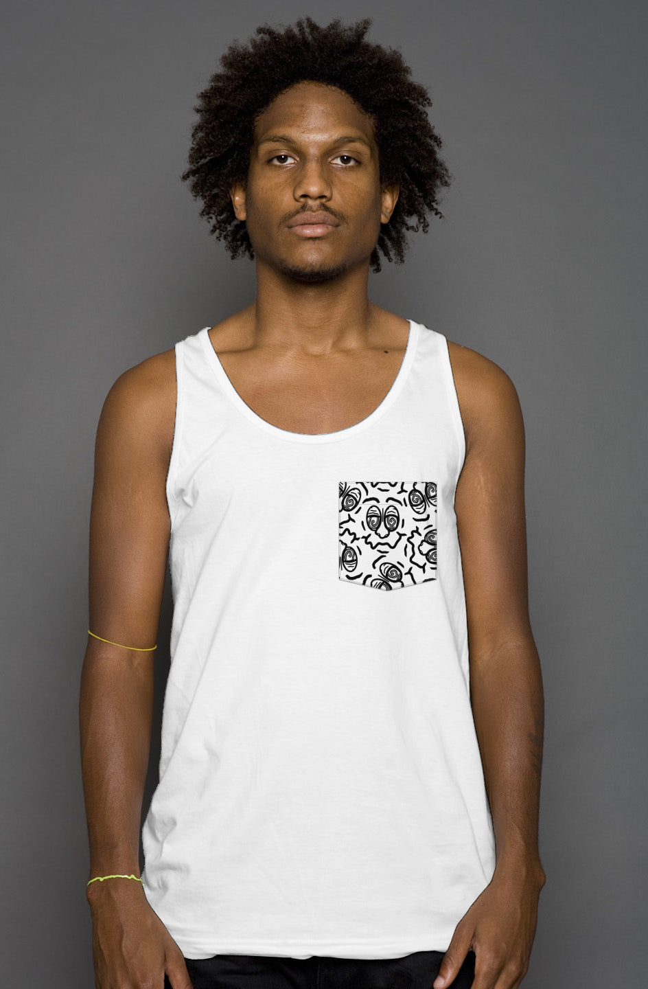 tyler : faces tank top