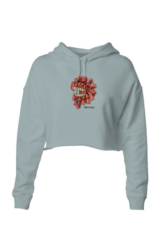BITE ME- cropped hoodie