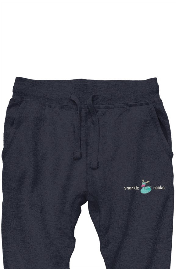 snarkle rocks unisex premium sweatpants (military green)
