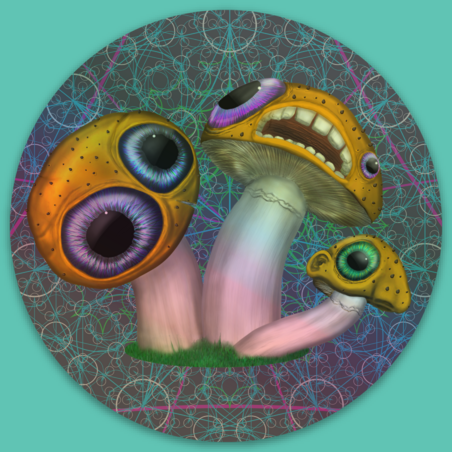 Some Fungi Sticker