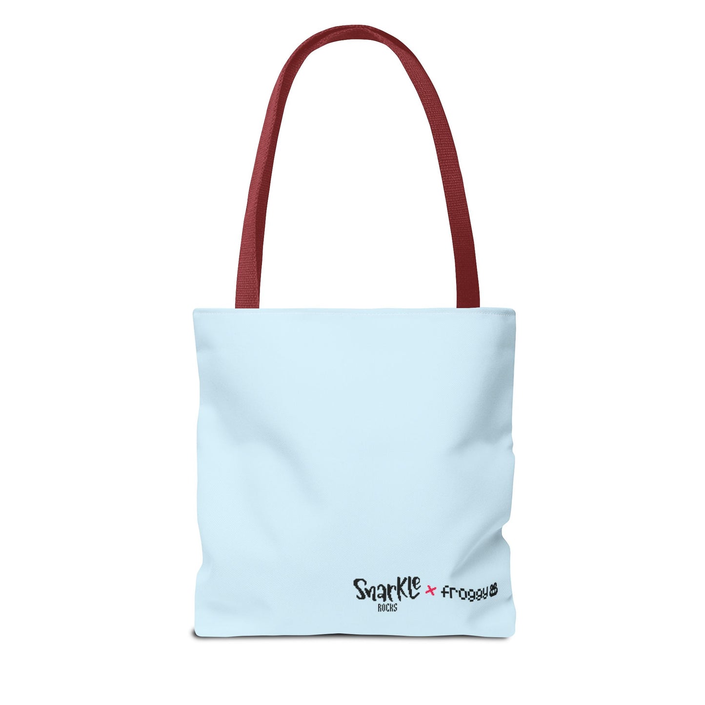 snarkle x froggy kalua tote bag