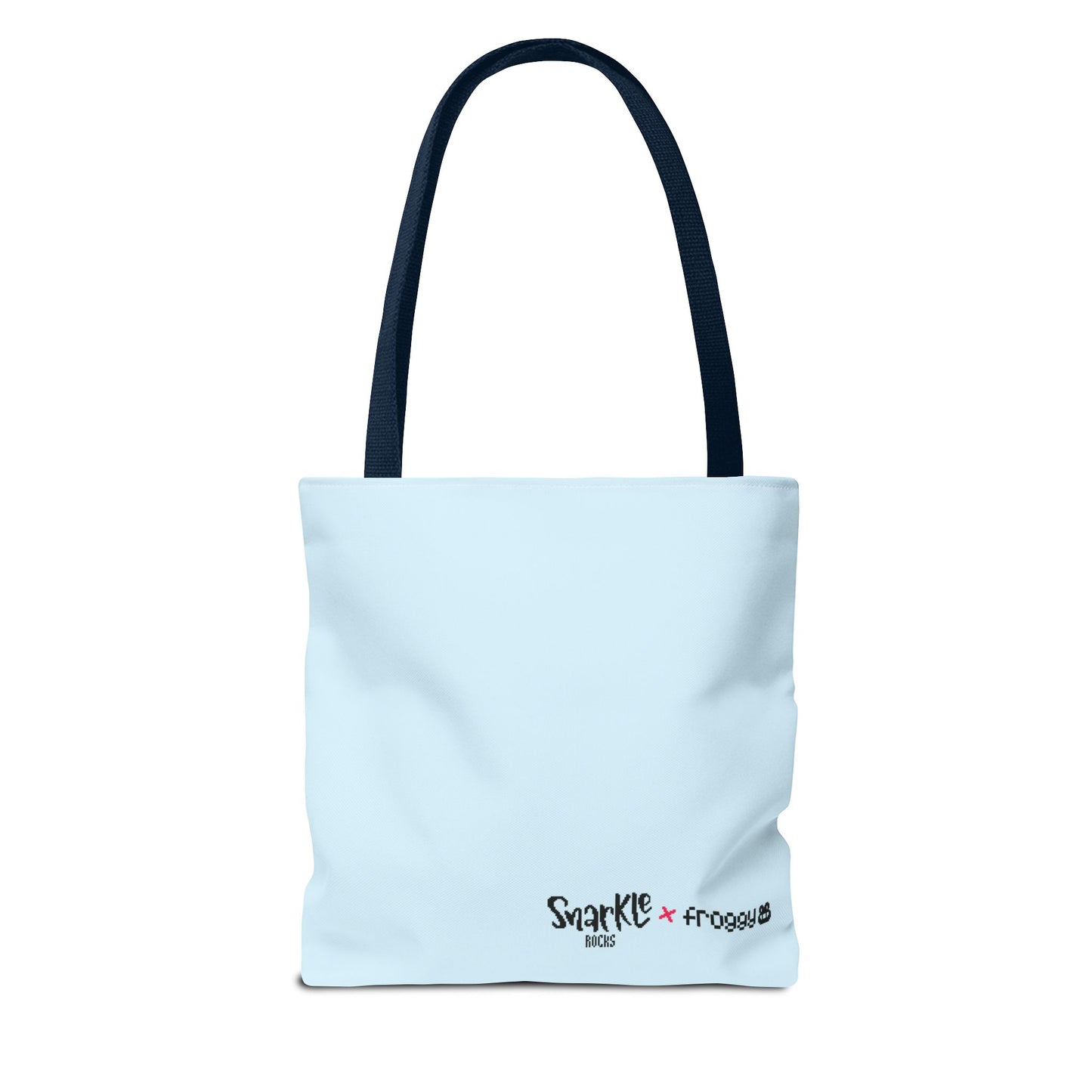 snarkle x froggy kalua tote bag