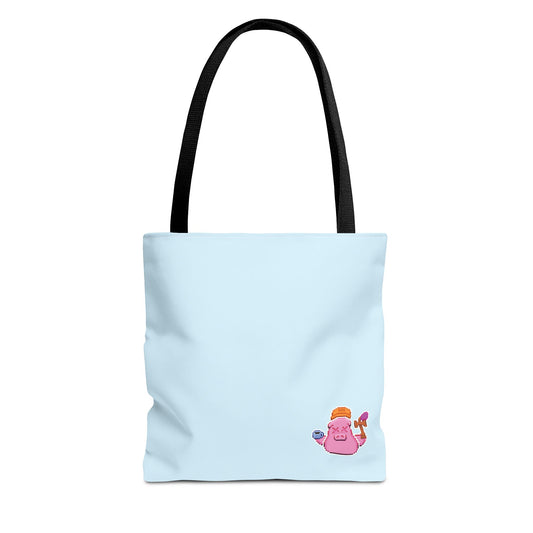 snarkle x froggy kalua tote bag