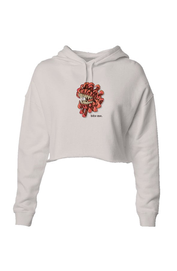 BITE ME- cropped hoodie