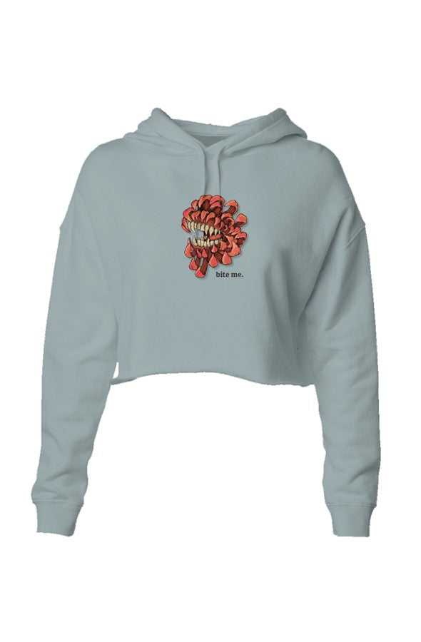 BITE ME- cropped hoodie