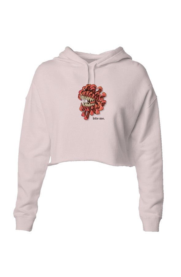 BITE ME- cropped hoodie