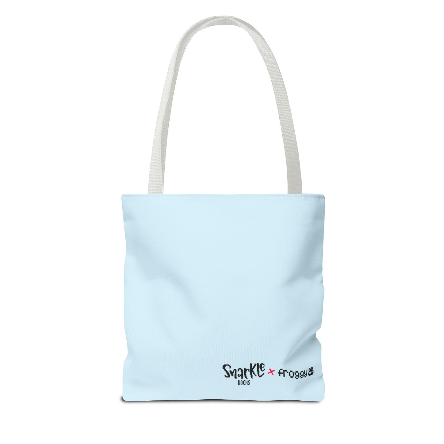snarkle x froggy kalua tote bag