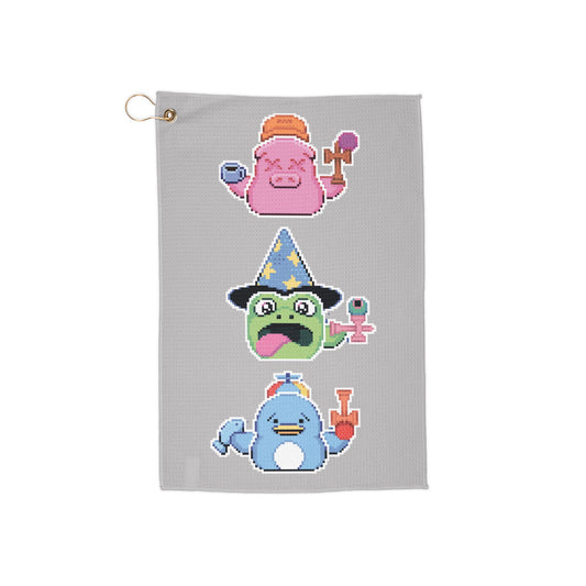 snarkle.rocks x froggy sesh towel