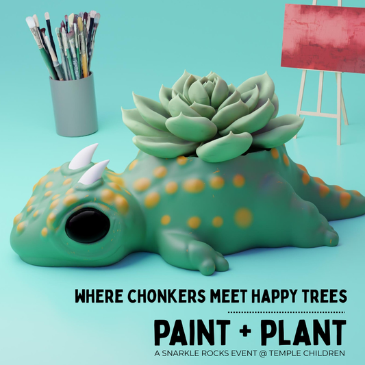 Lil Chonker Planter Pot Painting Party at Temple Children