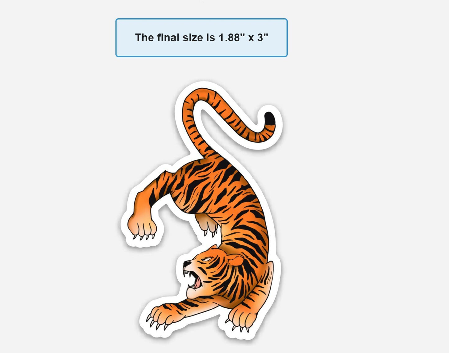 Lunar New Year (Year of the Tiger) Sticker