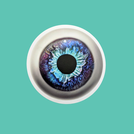 Eyeball Sticker (#2) -- Purple/Blue